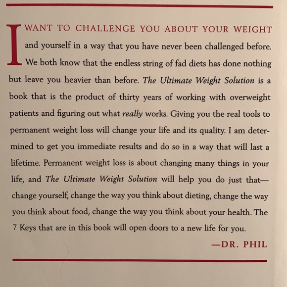 ☄️2/$15☄️Dr. Phil The Ultimate Weight Solution - Picture 2 of 5